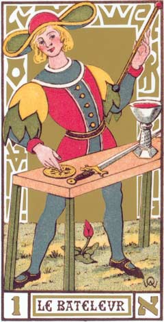 O Mago - Le Bateleur no Tarot de Oswald Wirth