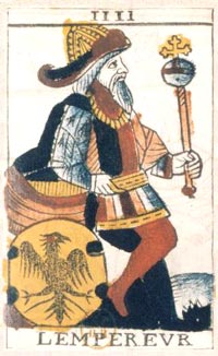 O Imperador no Tarot de Jean Noblet, 1650