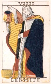 9. O Eremita no Tarot de Jean Noblet, 1650