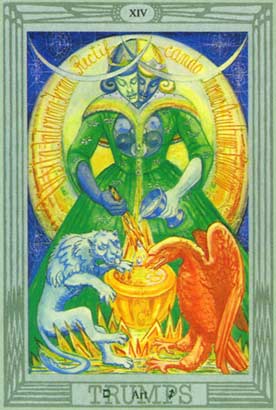 A Temperana no Thoth Tarot Crowley-Harris