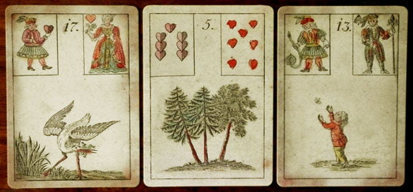 Jogo de Esperança - cartas restauradas por Ciro Marchetti
