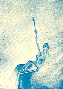 3. A Imperatriz, impressa em cor azul, na edi��o de Xangai, 1937.