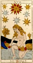 A Estrela no Tarot de Nicolas Conver (1760)