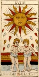 O Sol no Tarot de Nicolas Conver (1760)