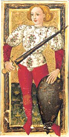 O Valete de Espadas no Tarô Charles VI