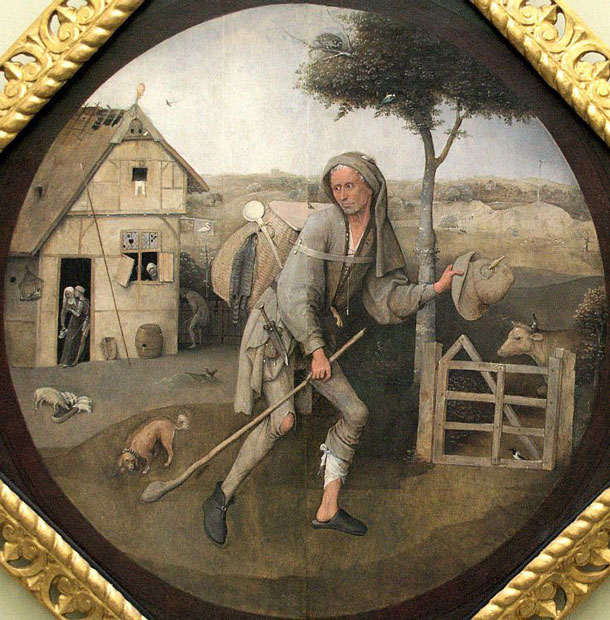 O Peregrino, pintura de H. Bosch