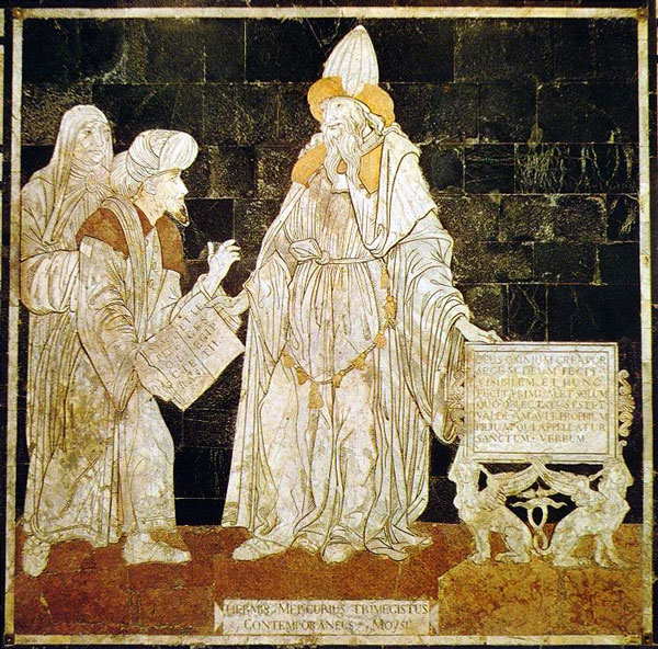 Hermes Trismegisto na Castedral de Siena