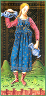 A Temperana no Tarot Visconti-Sforza (restaurado)