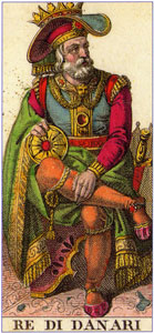 Rei de Ouros no Ancient Tarot