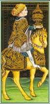 O Cavaleiro de Copas no Tarot Visconti-Sforza