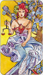 A Justiçano Art Nouveau Tarot