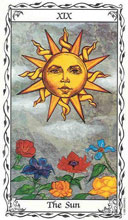 19. O Sol  no Tarot de Susan Hudes