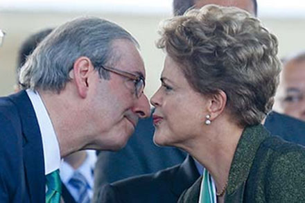 Dila e Eduardo Cunha