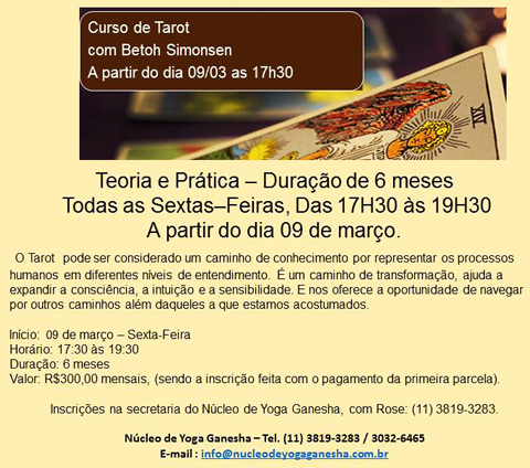 Curso de Tarô com Betoh Simonsen